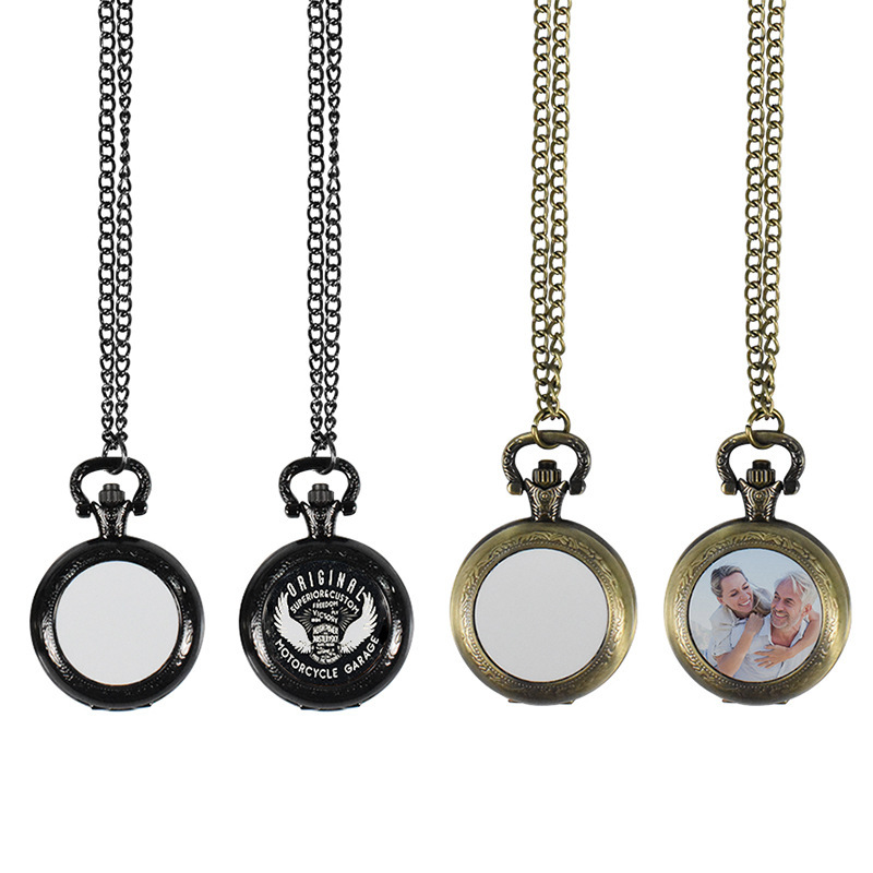 Jewels On Watches - สร้อยคอจี้นาฬิกาพกโลหะวินเทจแบบกำหนดเอง สร้อยคอนาฬิกาคลาสสิก เครื่องประดับแฟชั่นสำหรับผู้ชายและผู้หญิง