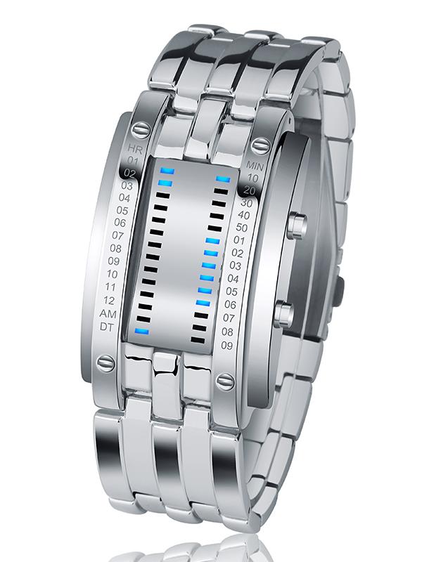 Moments Watches & Jewelry Vaughan Mills - Moment beauty นาฬิกาผู้ชายนักเรียนมัธยมปลายแนวโน้ม led สร้างสรรค์คู่ชายและหญิงนาฬิกาอิเล็กทรอนิกส์กันน้ํา