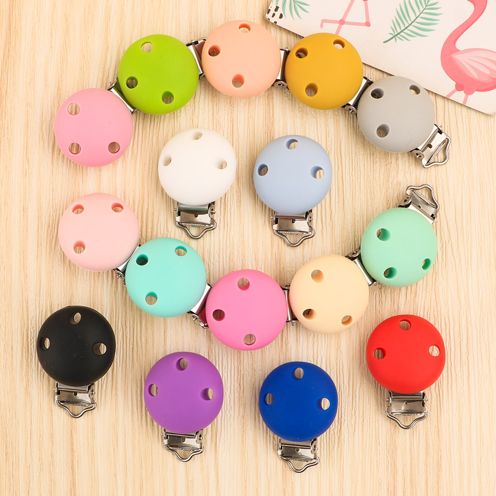 Pacific Jewelry & Watches Los Angeles - Kovict 5pcs 30 มม./35 มม.ซิลิโคนคลิปรอบรูปร่าง Pacifer