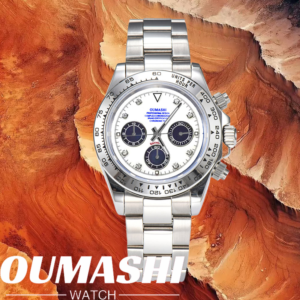 Jewelry Watch - นาฬิกาหรู VK63 กระจกแซฟไฟร์ ตัวเรือนสแตนเลสสตีล 316L กันน้ำ