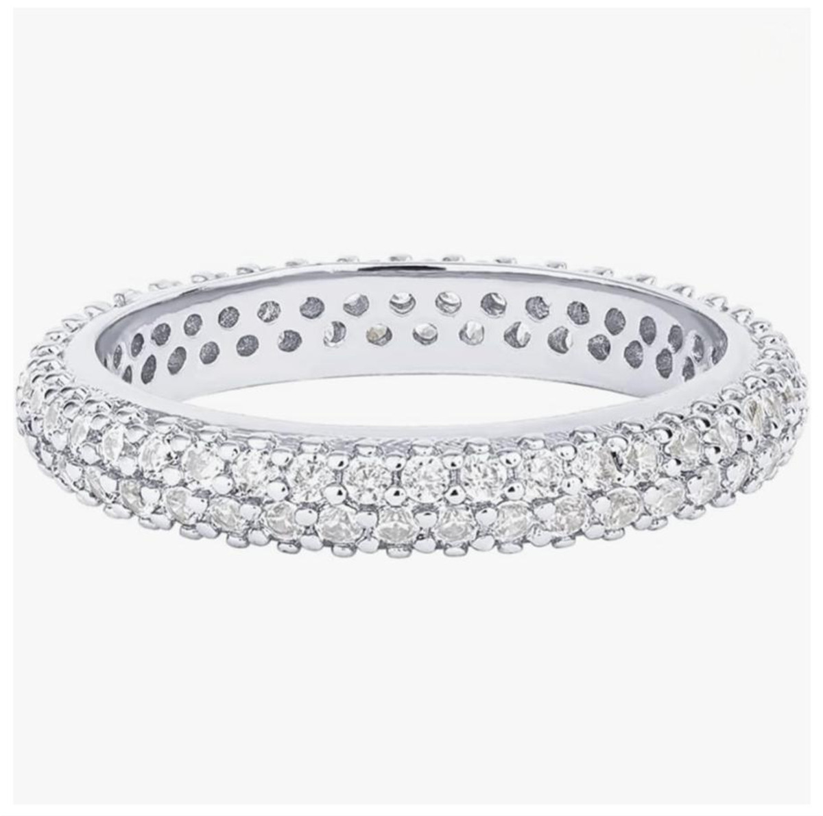 แหวนเงินแท้ 925 ชุบทอง 14K แบบ - Moissanite Ring บทวิจารณ์และราคา