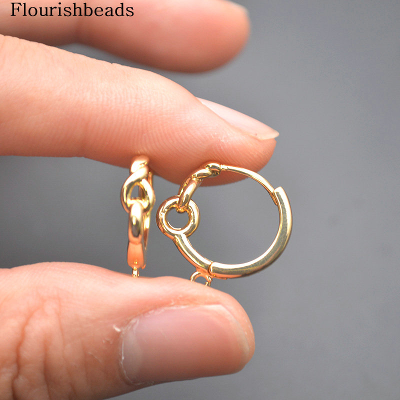 30 PC Twisted รอบวงกลม 18K Gol - Hoop Earrings บทวิจารณ์และราคา
