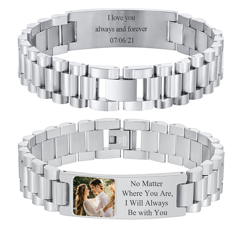 ภาพที่กําหนดเองข้อความสร้อยข้อ - Jewels On Watches บทวิจารณ์และราคา