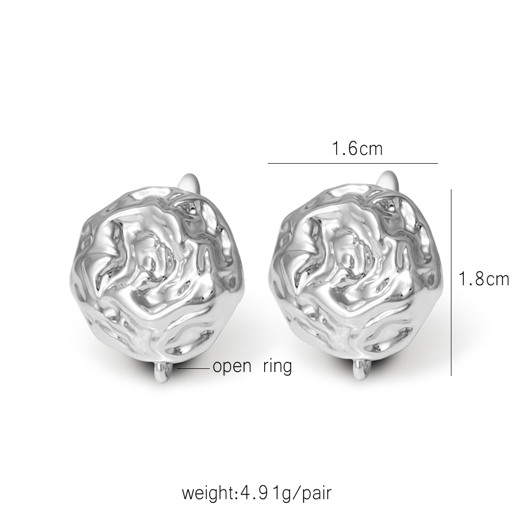 ตะขอเกี่ยวต่างหูทรงกลมขนาดใหญ่ - Hoop Earrings บทวิจารณ์และราคา