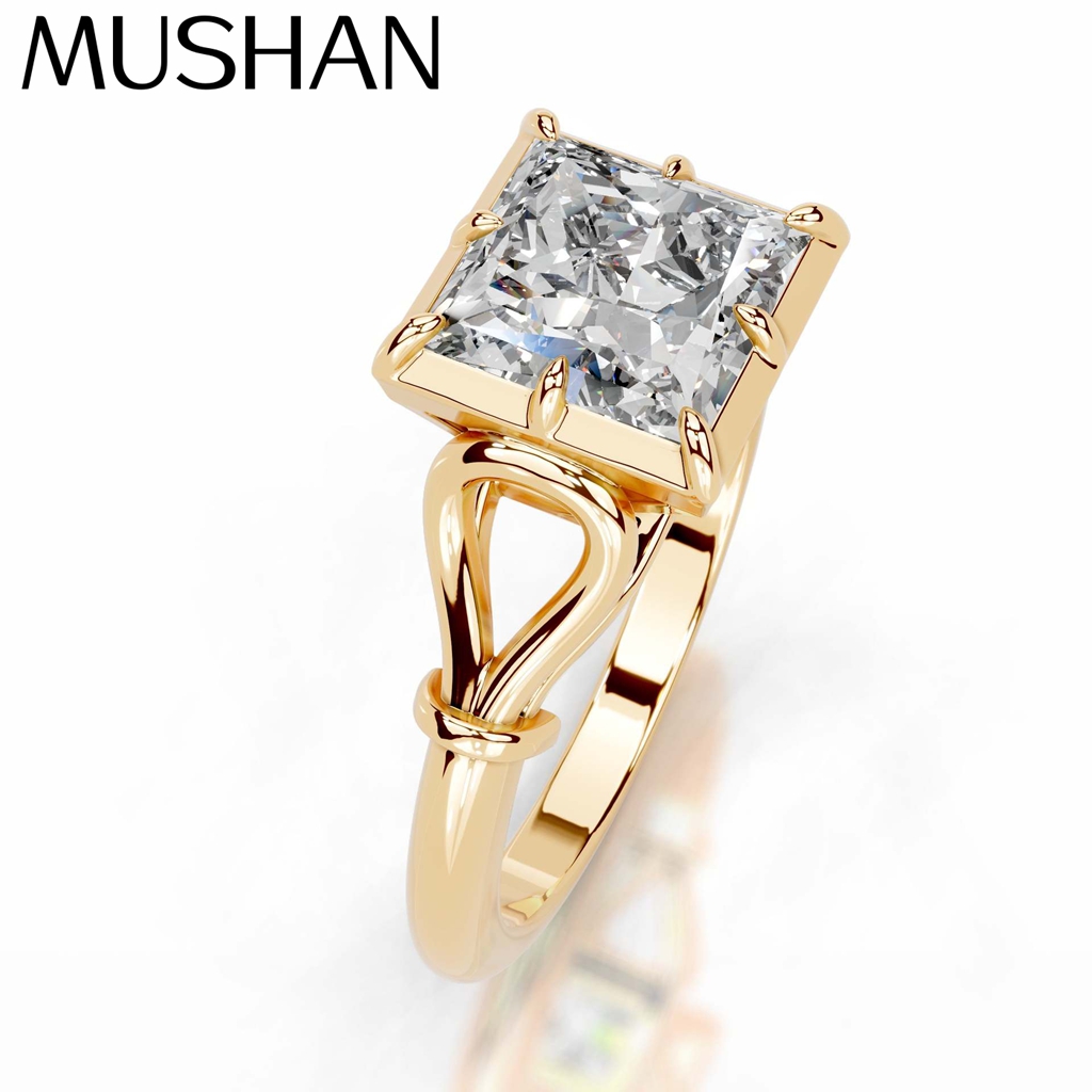 แหวนเงินแท้ 925 ประดับเพชรโมอิ - Moissanite Ring บทวิจารณ์และราคา