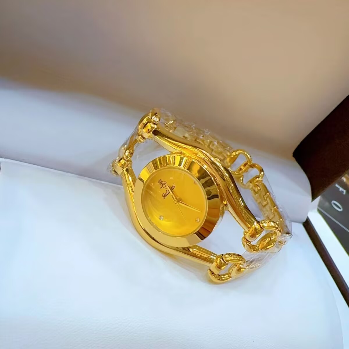 ใหม่ฝรั่งเศสดูไบ 24K ชุบทองนาฬ - Jewelry Watch บทวิจารณ์และราคา
