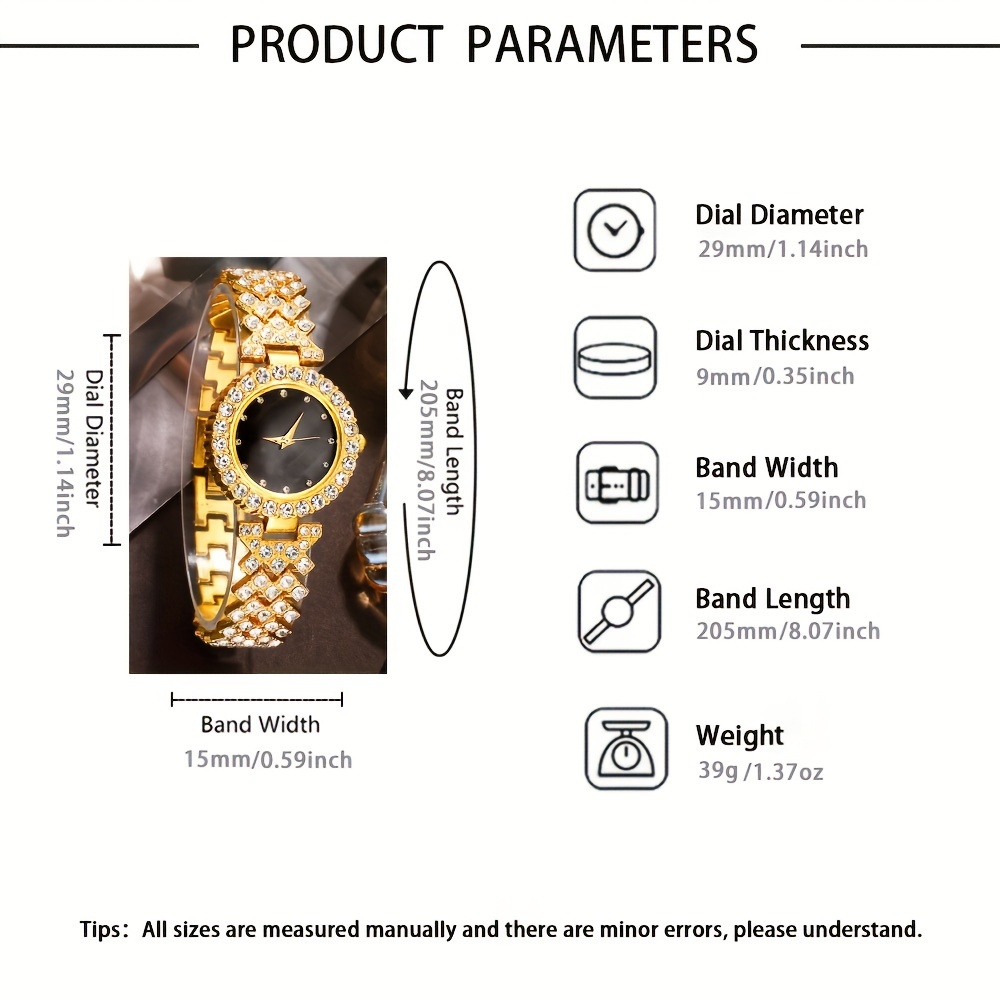 นาฬิกาควอตซ์และชุดเครื่องประดั - Jewels On Watches บทวิจารณ์และราคา
