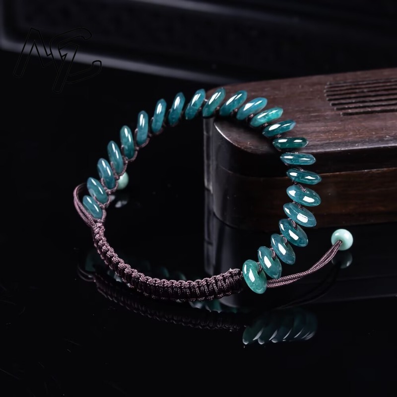 สร้อยข้อมือลูกปัดอะบาคัสสีน้ำเ - The Jewelry & Watches บทวิจารณ์และราคา