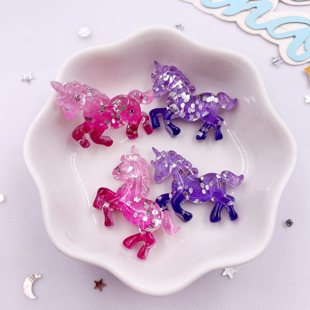 6PCS เรซิ่นที่มีสีสัน Glitter  - Paradise Jewelry & Watches Llc Miami บทวิจารณ์และราคา