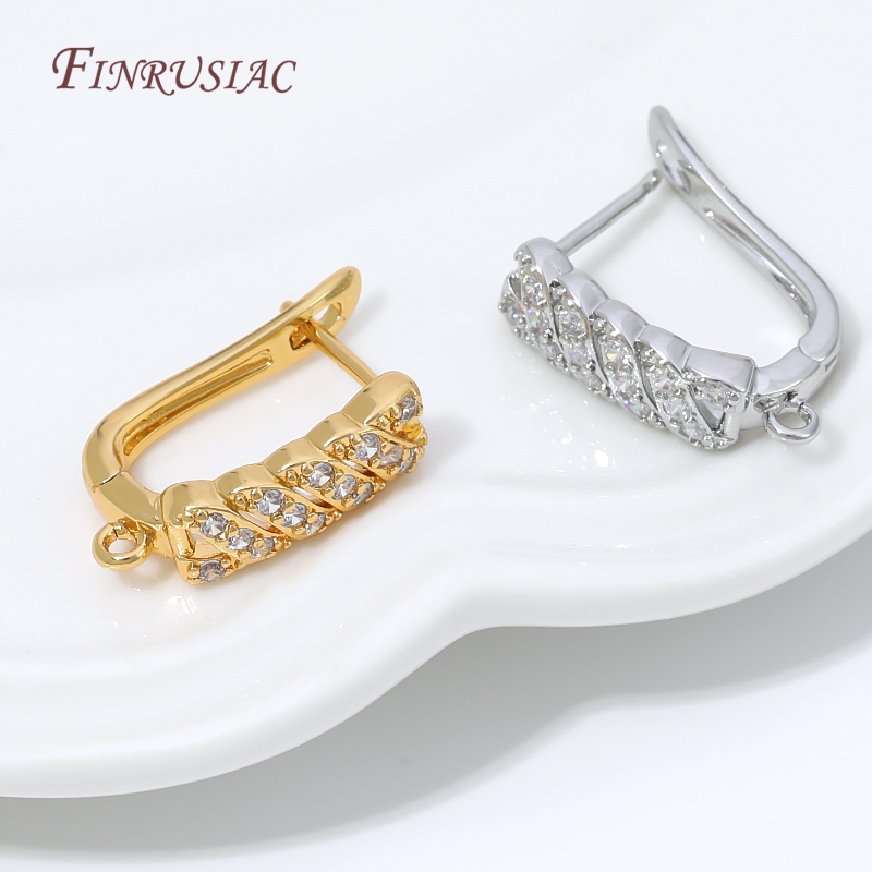 ต่างหูแบบห่วงชุบทอง 18K ประดับ - Hoop Earrings บทวิจารณ์และราคา