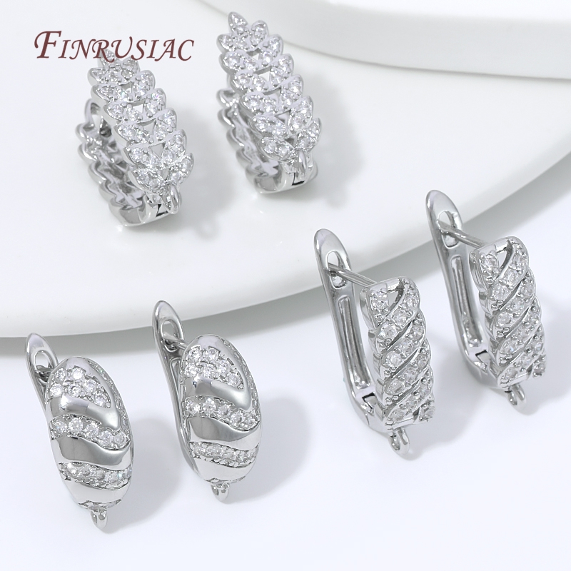 ต่างหูแบบห่วงชุบทอง 18K ประดับ - Hoop Earrings บทวิจารณ์และราคา