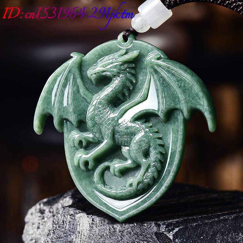 หยกพม่าธรรมชาติ จี้รูปมังกร สร - The Jewelry & Watches บทวิจารณ์และราคา