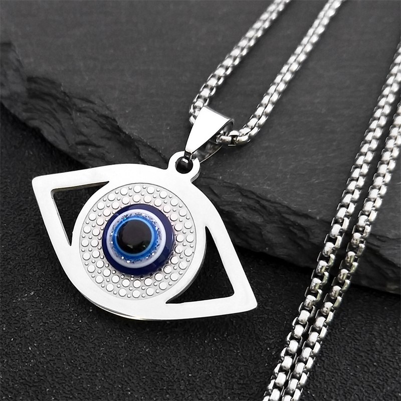 อิสลาม ฮัมซา สร้อยคอตาปีศาจสีฟ - The Jewelry & Watches บทวิจารณ์และราคา