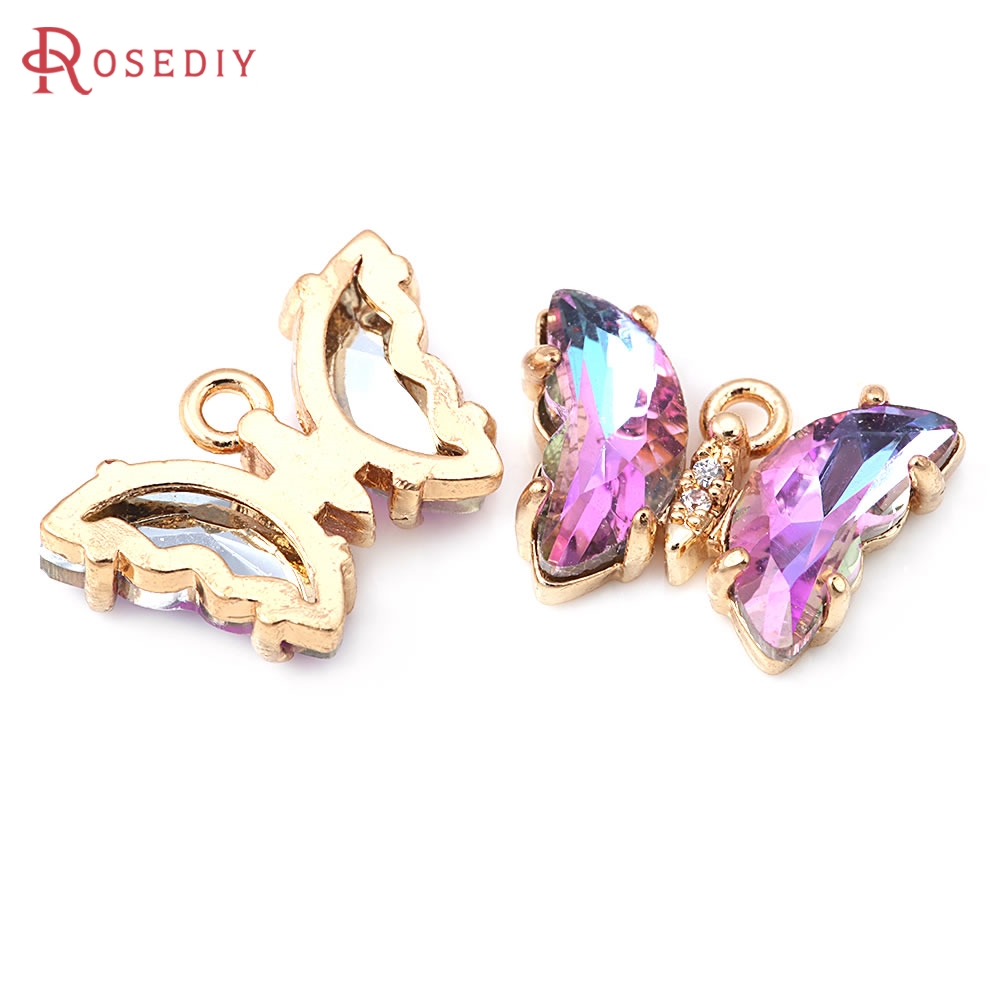 10 ชิ้น จี้รูปผีเสื้อทอง 18K ป - Butterfly Pendant Necklace บทวิจารณ์และราคา