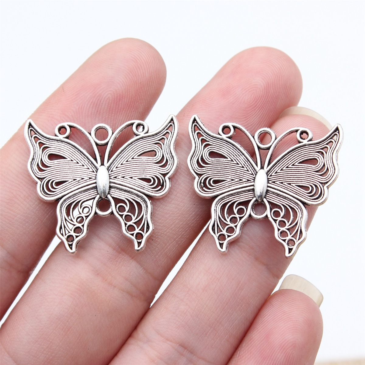 จี้รูปผีเสื้อสไตล์เรโทร ทำจากโ - Butterfly Pendant Necklace บทวิจารณ์และราคา