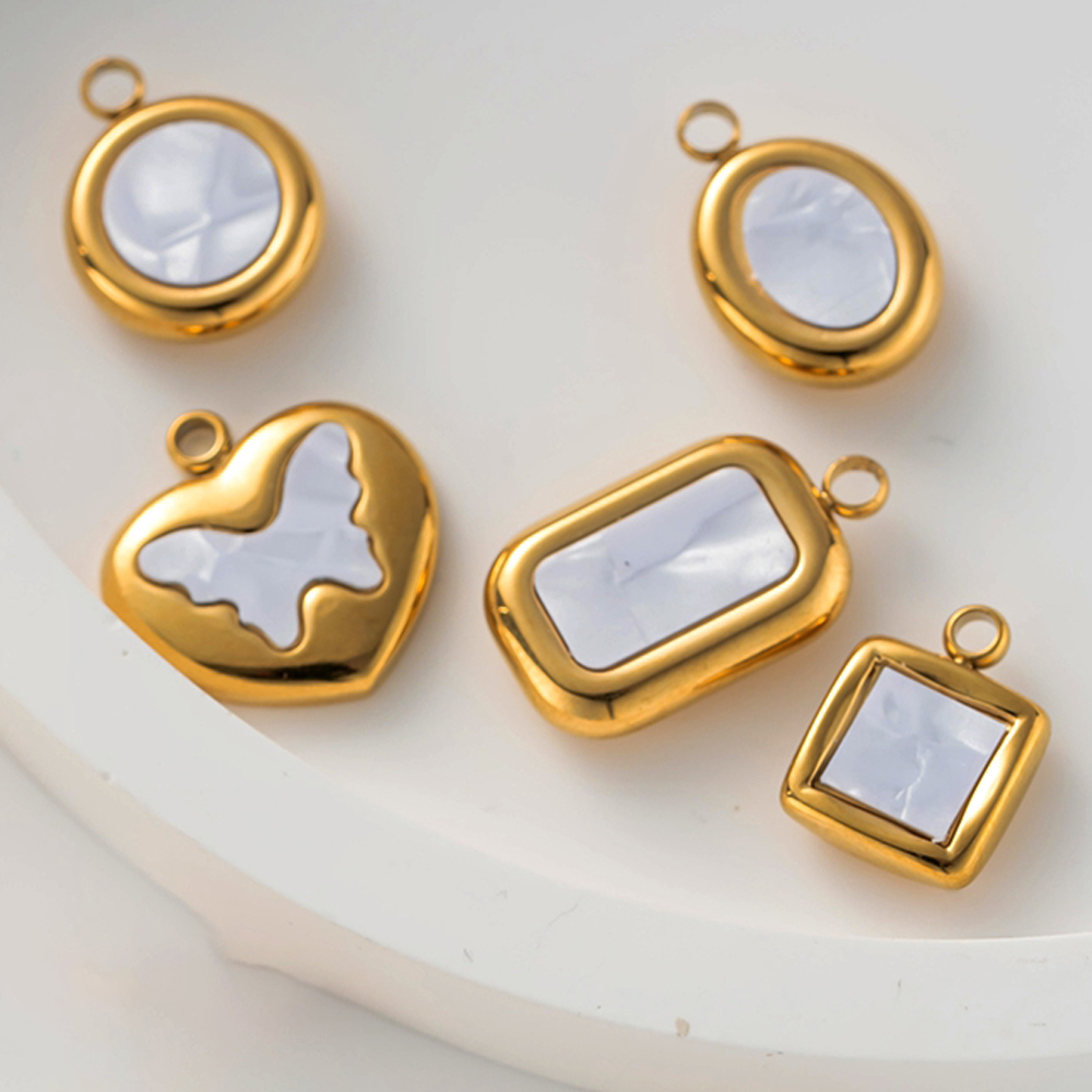 5 ชิ้นสแตนเลสสตีล Colo ผีเสื้อ - Butterfly Pendant Necklace บทวิจารณ์และราคา
